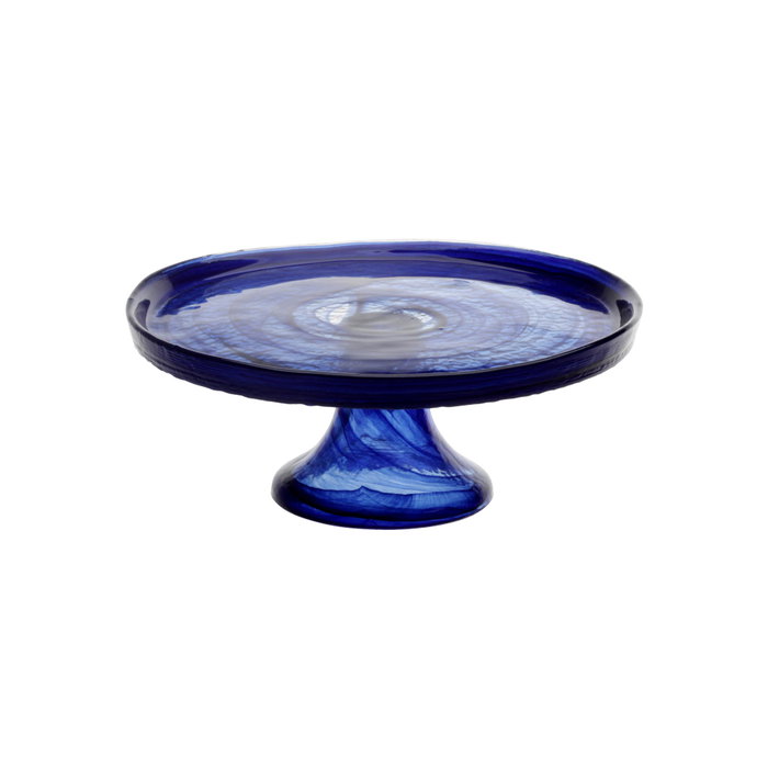 Avet Pastelera Con Pie Azul Diámetro 19,5 cm Altura 7,2 cm Avet Pastelera Con Pie Azul Diámetro 19,5 cm Altura 7,2 cm